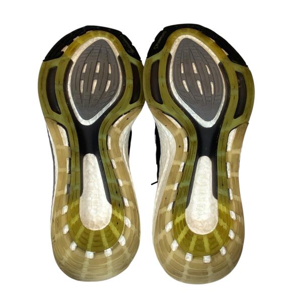 Adidas Ultraboost Running Shoes Men's Size 11 Black Gray Green - Picture 7 of 8